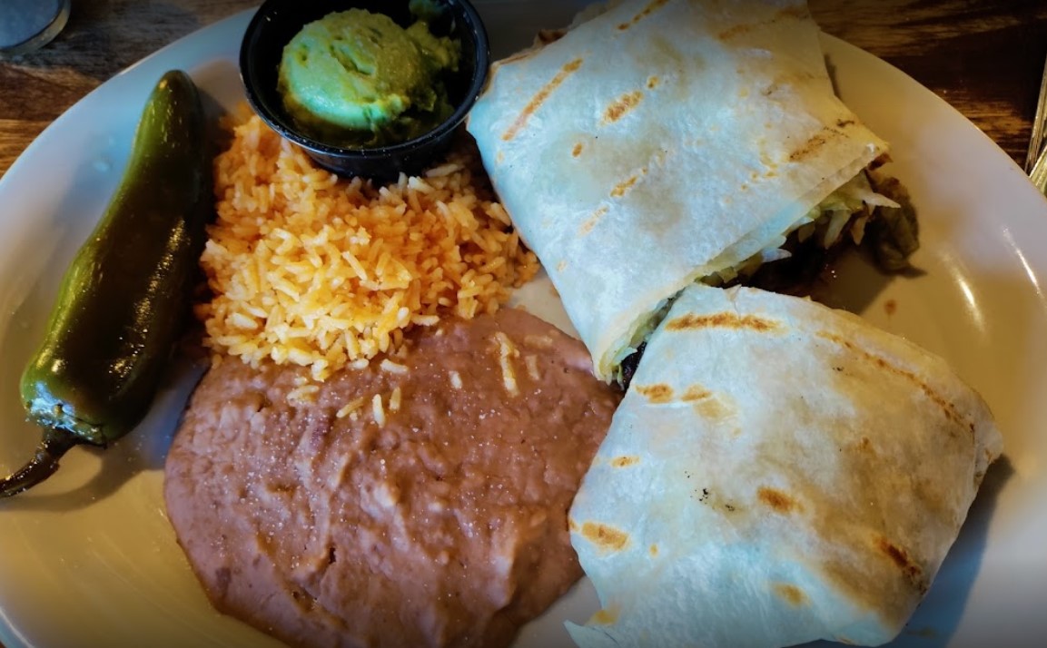 Jose's burrito plate