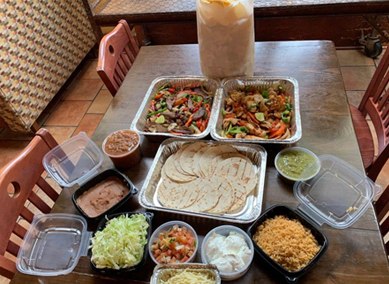 Fajita Bar Mexican Restaurant Holiday Catering